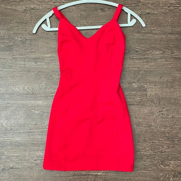 Red Bodycon Dress - Picture 1 of 4